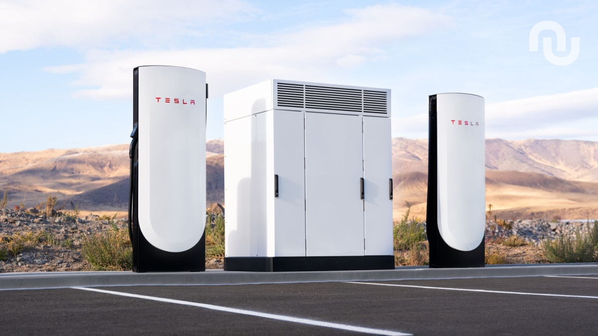 Les Superchargers V4 de Tesla // Source : Tesla Les Superchargers V4 de Tesla // Source : Tesla