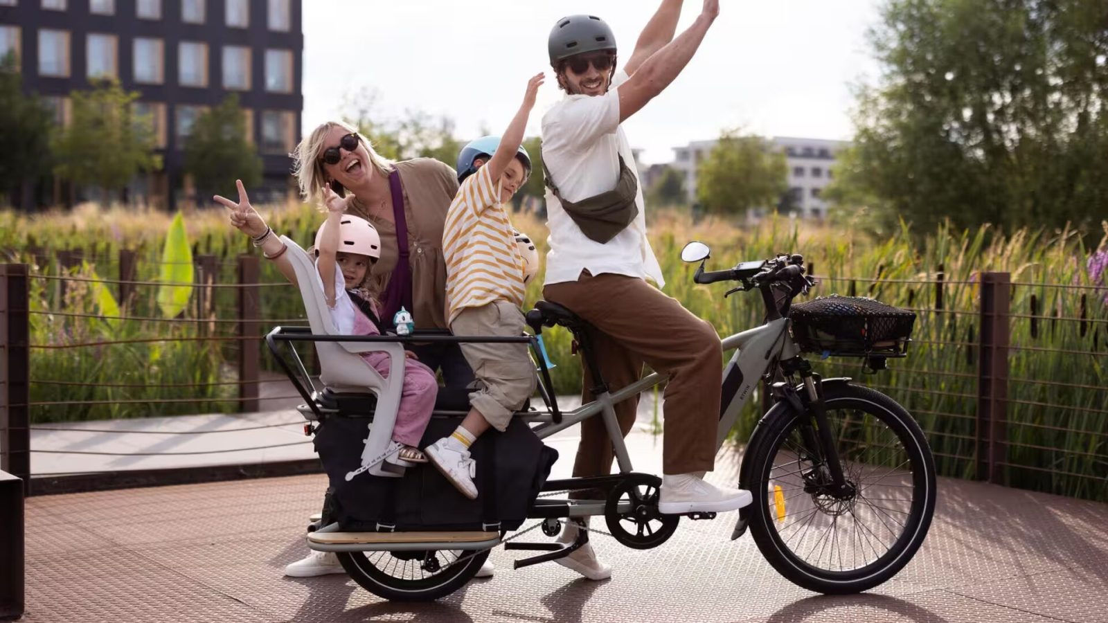 Décathlon met en place une belle remise sur son vélo cargo le plus populaire