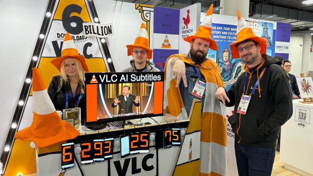 La délégation VLC au CES de Las Vegas.