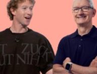 Mark Zuckerberg et Tim Cook. // Source : Numerama