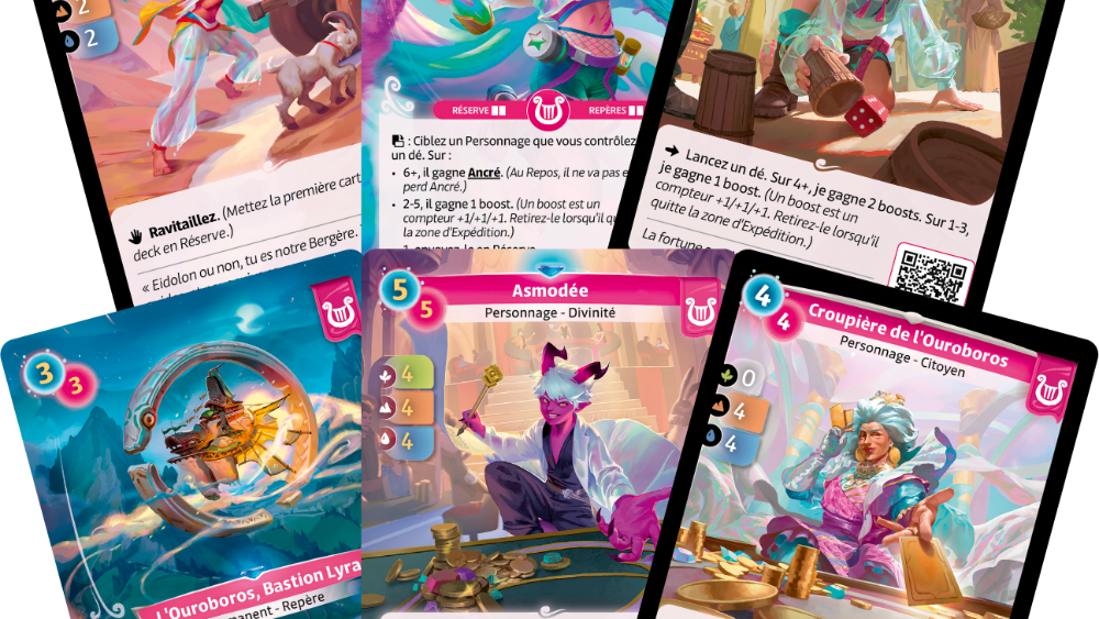 Quelques cartes de la faction Lyra. // Source : Equinox