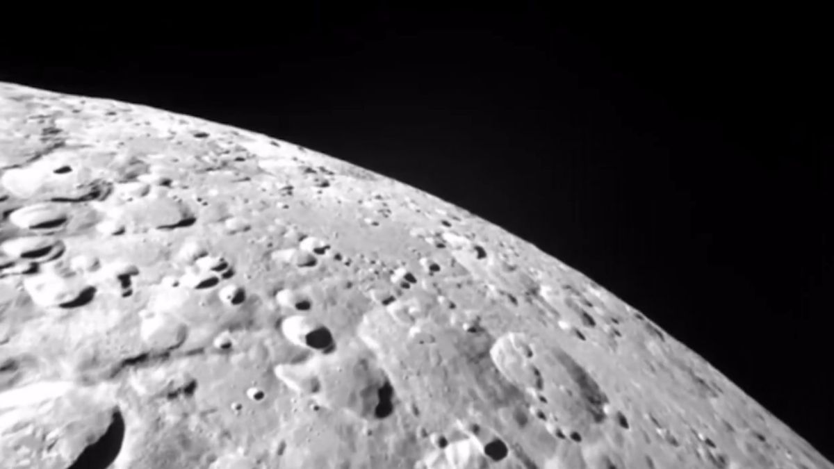 La Lune vue par BlueGhost. // Source : Capture YouTube Firefly Aerospace