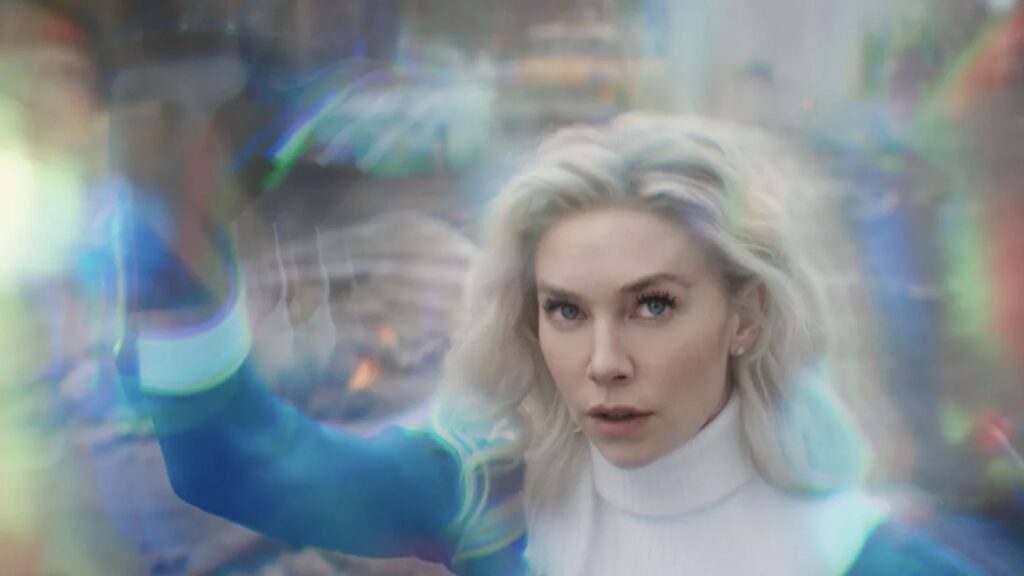 Vanessa Kirby incarne La Femme Invisible dans Les Quatre Fantastiques // Source : Marvel Studios