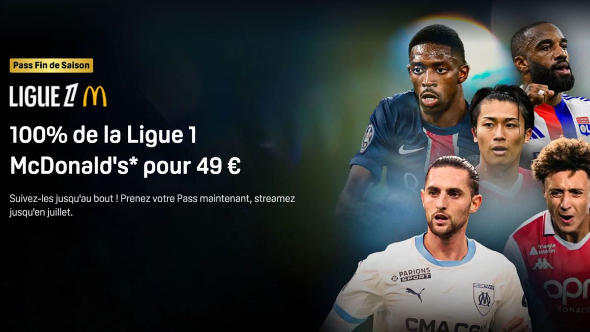 DAZN brade encore le prix de la Ligue 1. // Source : Numerama