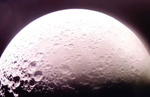 Pôle Sud de la Lune photographié par l'atterrisseur lunaire Blue Ghost // Source : Firefly Aerospace