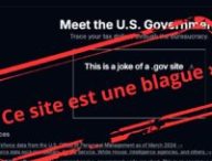 Le site de DOGE piraté. // Source : 404Media