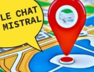 Le Chat de Mistral AI connait votre localisation, comme des milliards de site web. // Source : Numerama avec Midjourney