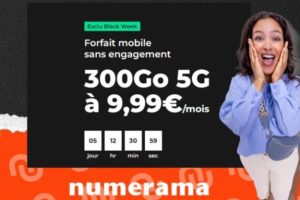 Un forfait Red SFR pendant le Black Friday. // Source : Numerama