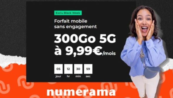 Un forfait Red SFR pendant le Black Friday. // Source : Numerama