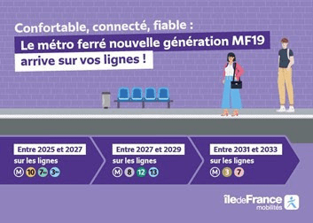 Le calendrier de déploiement du MF19.