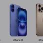 Les iPhone 16e, 16 et 15. // Source : Apple