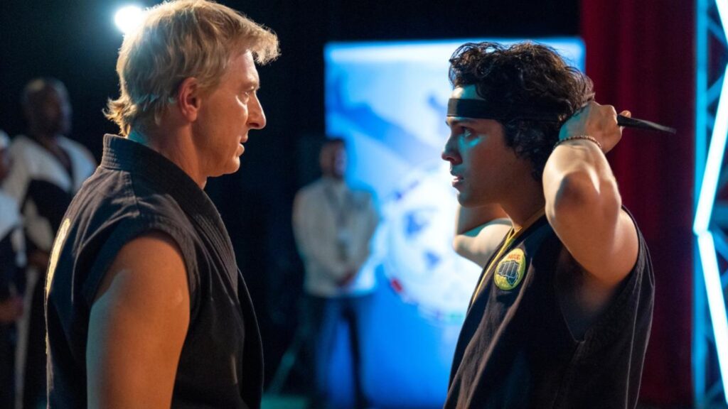 Johnny (William Zabka) aura emmené Miguel (Xolo Maridueña) jusqu'au bout. // Source : Netflix