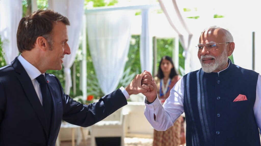 macron modi 2024