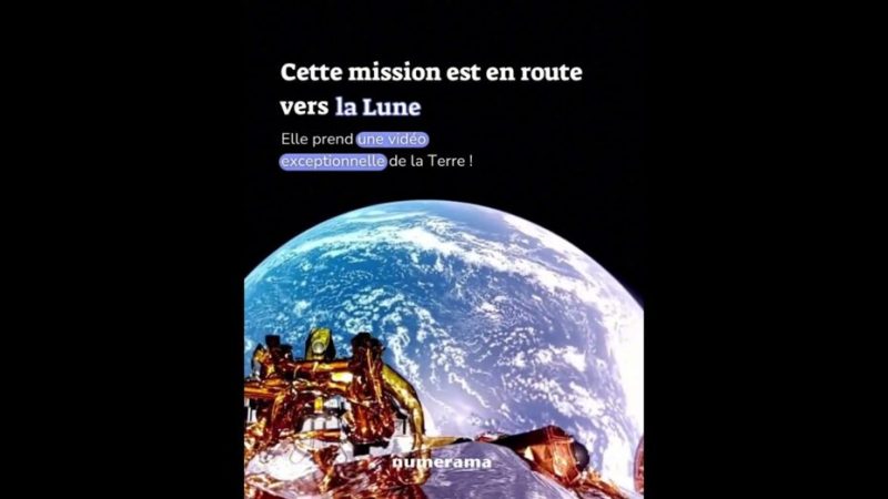Les incroyable images de la Terre filmées par une mission lunaire