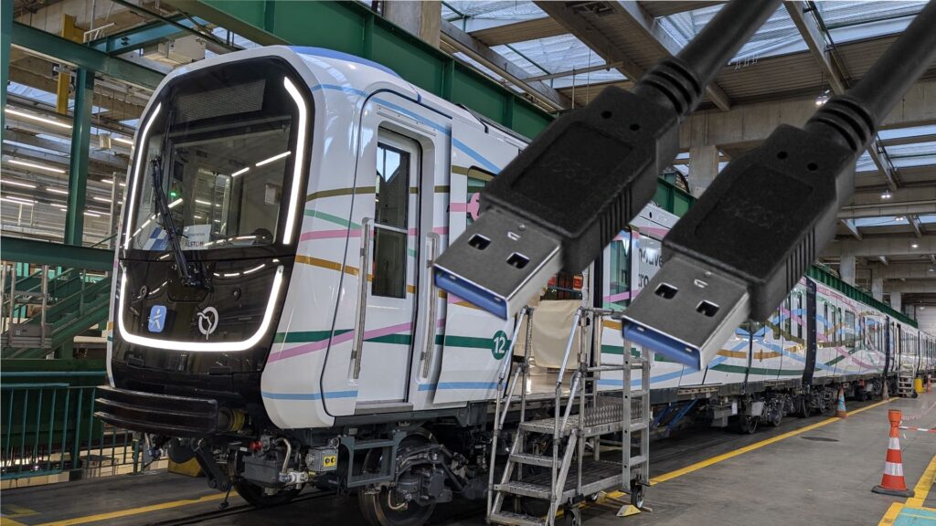 La nouvelle ligne MF19 du m&eacute;tro &agrave; Paris. // Source : Numerama