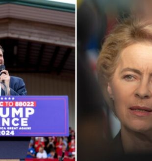 JD Vance et Ursula von der Leyen // Source : JD Vance et OTAN