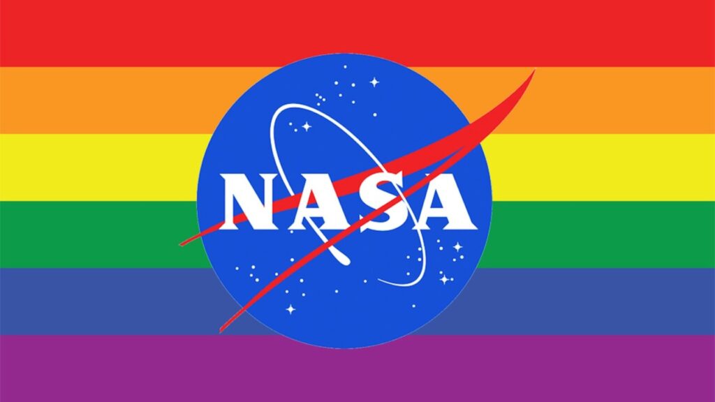 L'inclusivité étant désormais bannie à la NASA, il semble en aller de même de toute représentation LGBT+. // Source : Montage NASA Watch