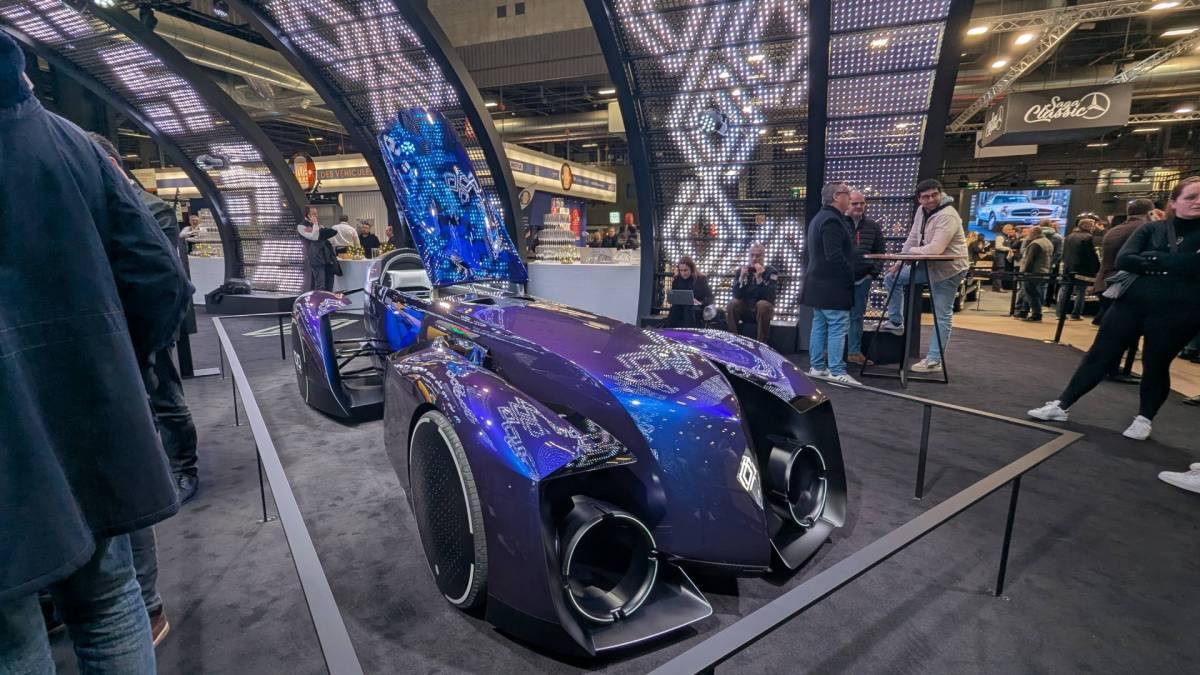 Renault Filante Record 2025 à Retromobile // Source : Raphaelle Baut pour Numerama