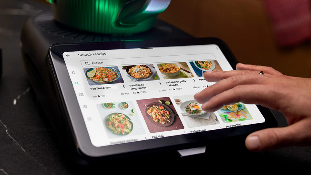 L'interface du Thermomix TM7 est entièrement tactile