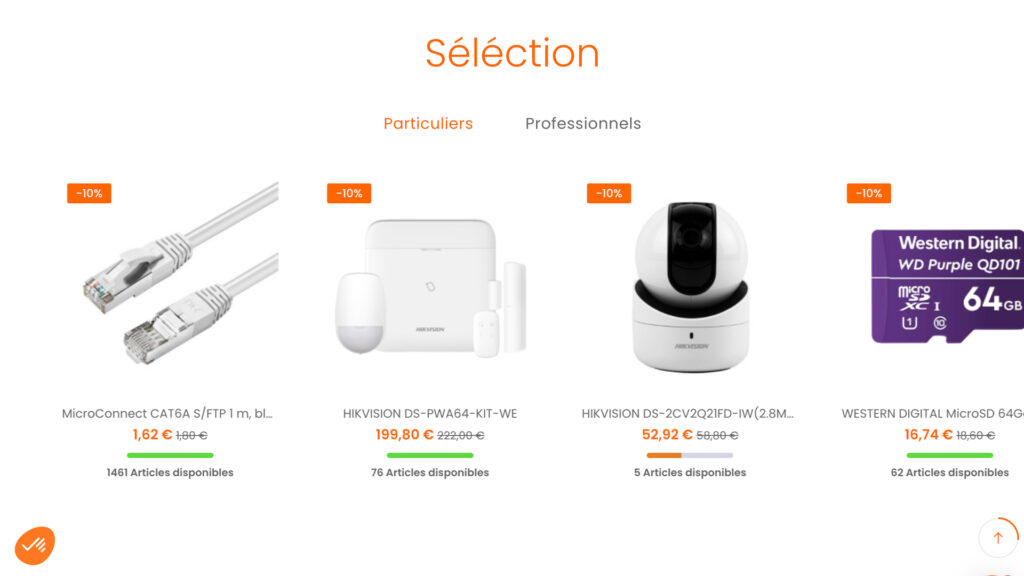 W3Cam dispose d'un catalogue complet pour sécuriser votre logement. // Source : W3Cam