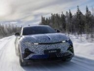 L'Alpine A390 (2025) pendant ses tests hivernaux // Source : Alpine