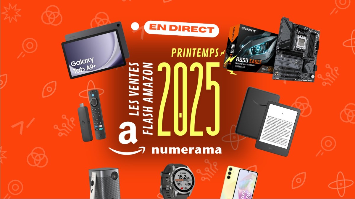 Ventes Flash de printemps d’Amazon en direct // Source : Montage Numerama