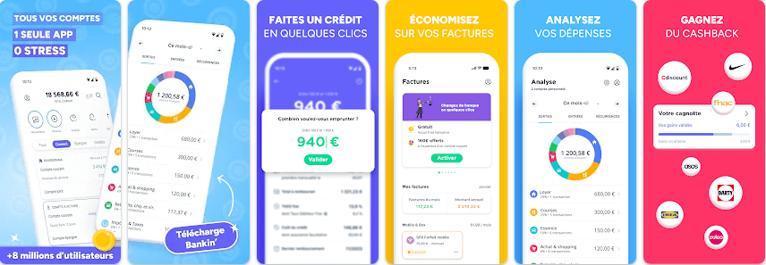 Bankin’, application de gestion de budget la plus populaire