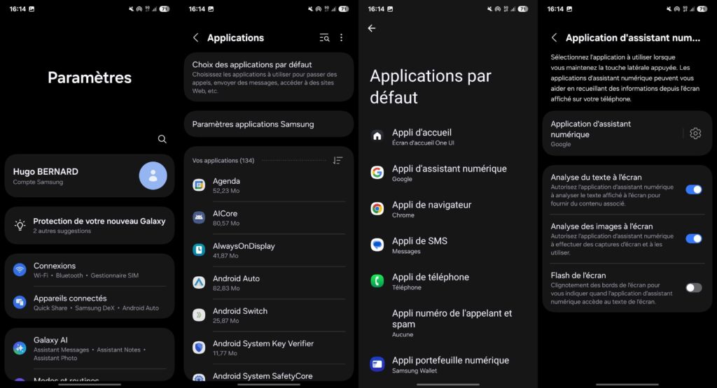 Comment définir ChatGPT en tant qu'assistant par défaut sur Android // Source : Numerama