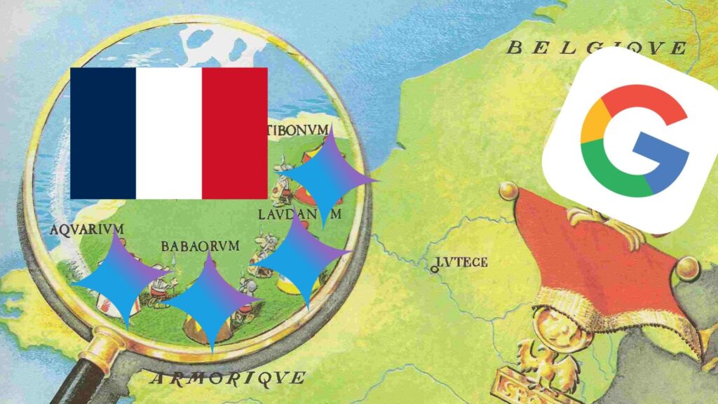 Les AI Overviews de Google sont disponibles partout en Europe, mais pas en France // Source : Montage Numerama