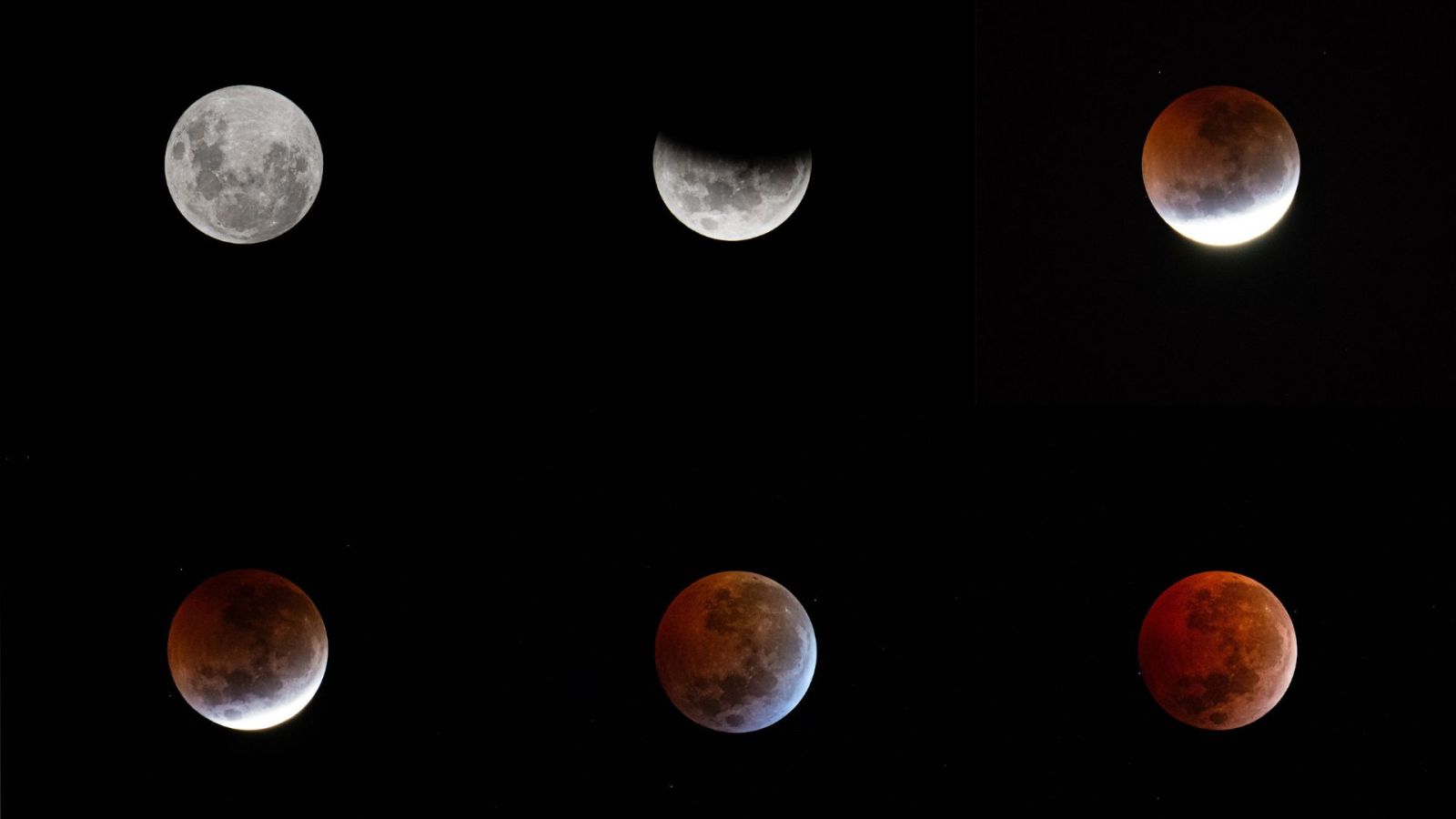 Voici les photos les plus grandioses de l’éclipse totale de Lune du 14 mars 2025