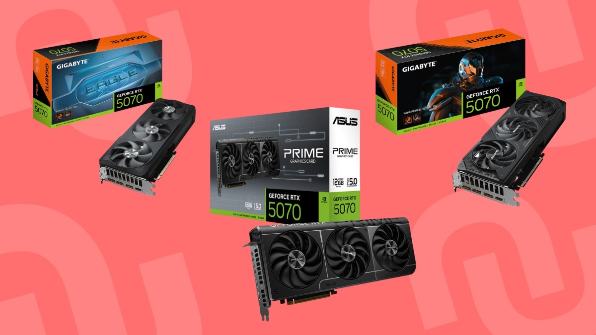 RTX 5070 // Source : Montage Numerama