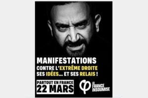 L'affiche générée par LFI contre Cyril Hanouna. // Source : LFI