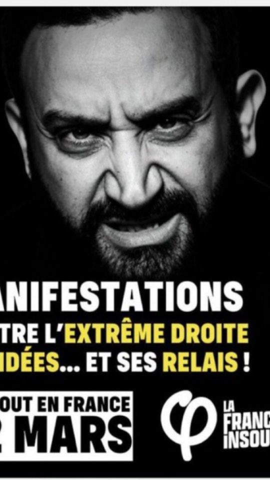 L'affiche générée par LFI contre Cyril Hanouna. // Source : LFI