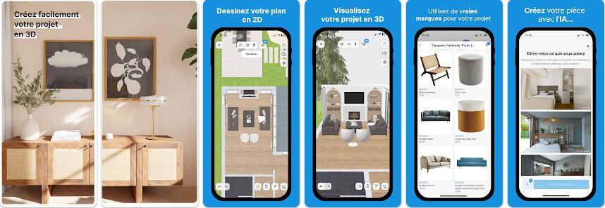 HomeByMe : Outil de planification 3D pour tester différentes dispositions