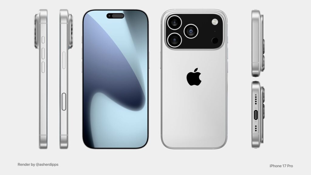 Rendu 3D de l'iPhone 17 « Ultra ».