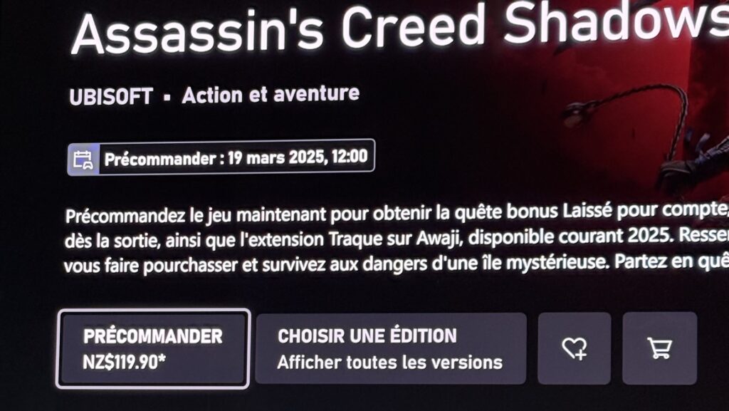 Assassin's Creed Shadows jouable plus rapidement // Source : Maxime Claudel pour Numerama