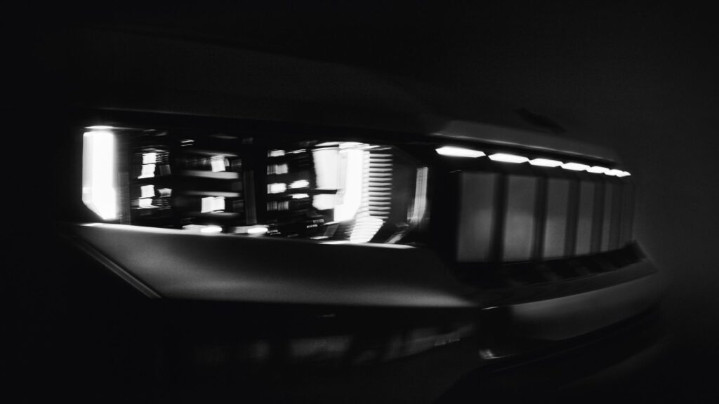 La signature lumineuse avant du futur Jeep Compass // Source : Jeep