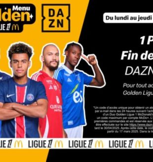 DAZN et McDo // Source : Capture Numerama