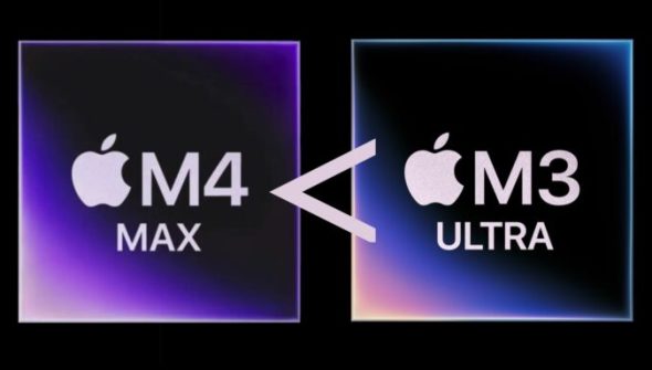 M4 Max et M3 Ultra. // Source : Numerama