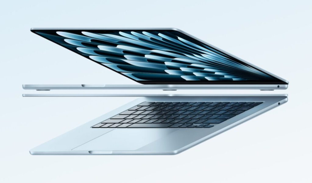 MacBook Air M4 en Bleu ciel. // Source : Apple