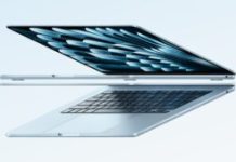 MacBook Air M4 en Bleu ciel. // Source : Apple