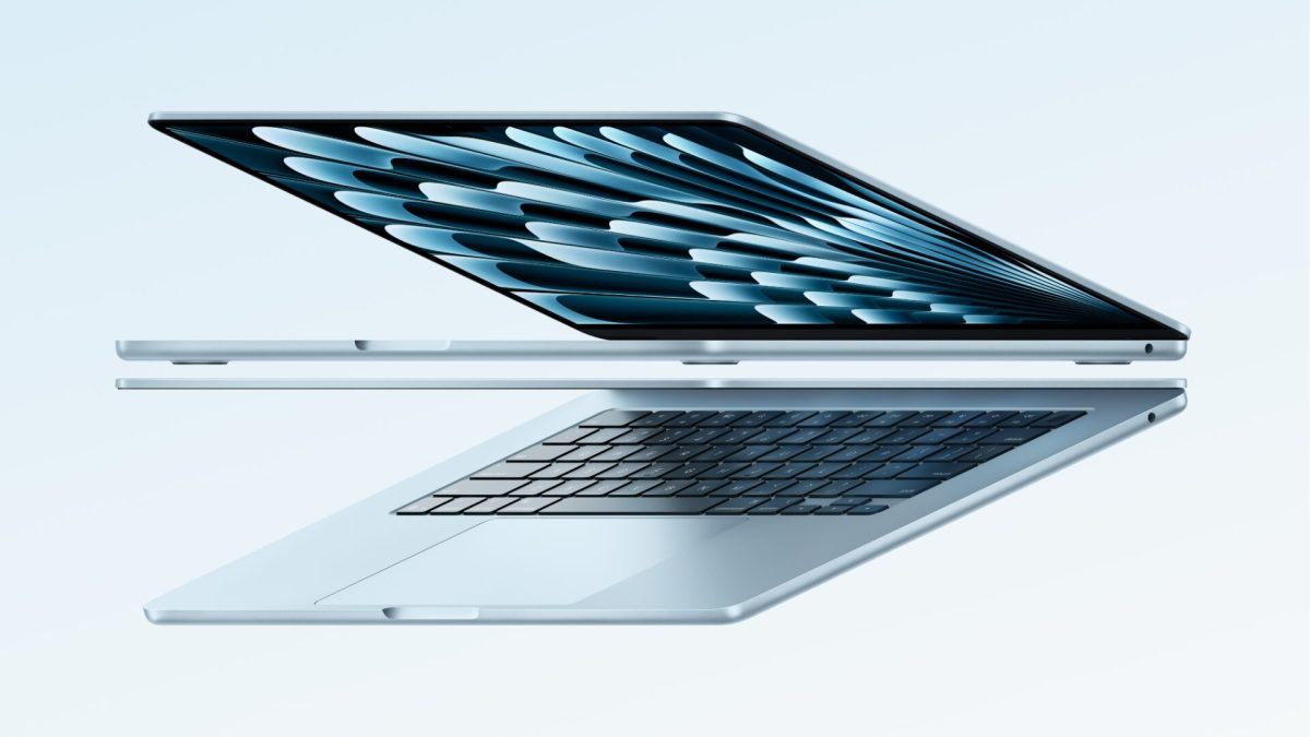 MacBook Air M4 en Bleu ciel. // Source : Apple