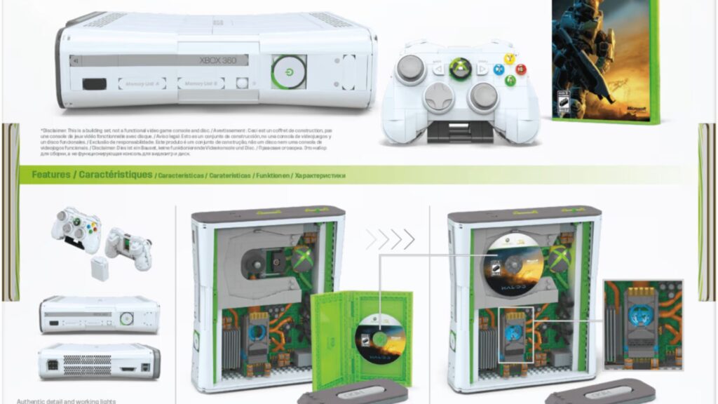 Le set Xbox 360 au complet // Source : Mega