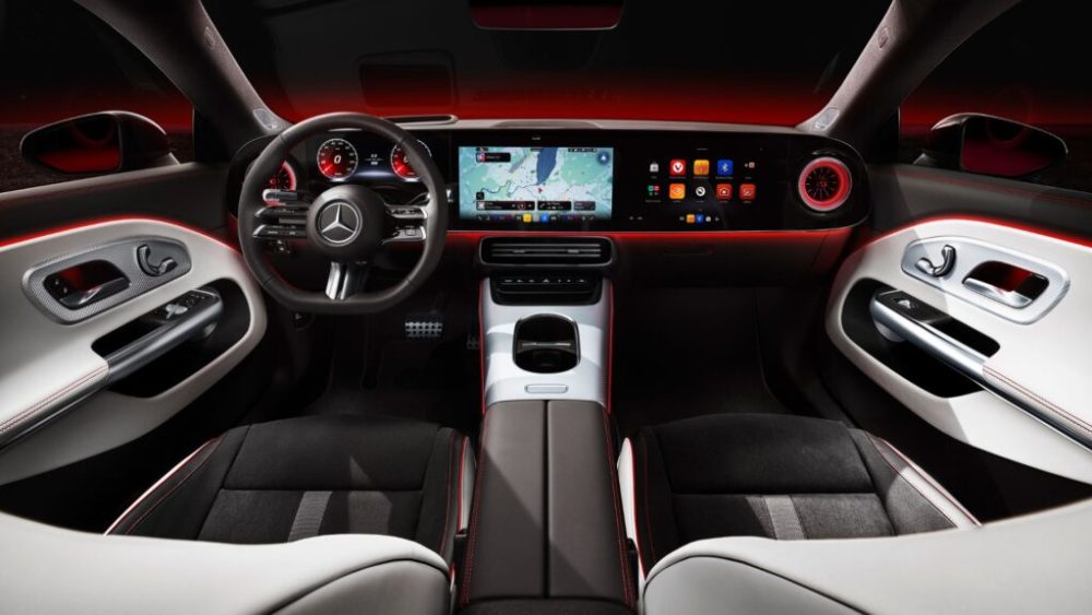 La nouvelle Mercedes CLA électrique (2025) // Source : Mercedes-Benz