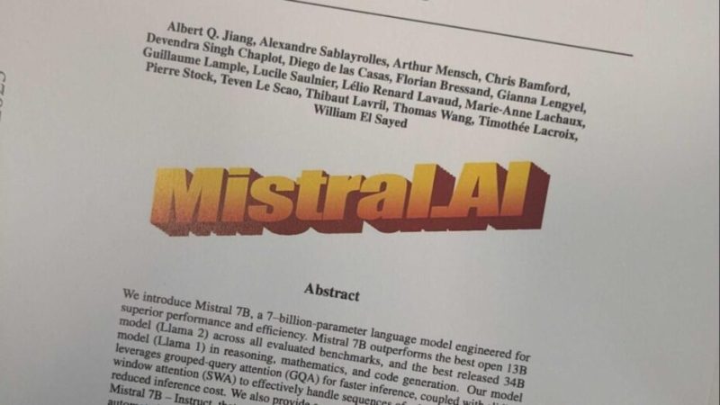 Le français Mistral lance le meilleur modèle pour extraire du texte d’une image Le français Mistral lance le meilleur modèle pour extraire du texte d’une image