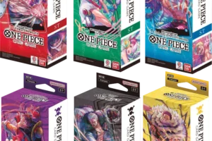 Les 6 decks parfaits pour débuter. // Source : Bandai