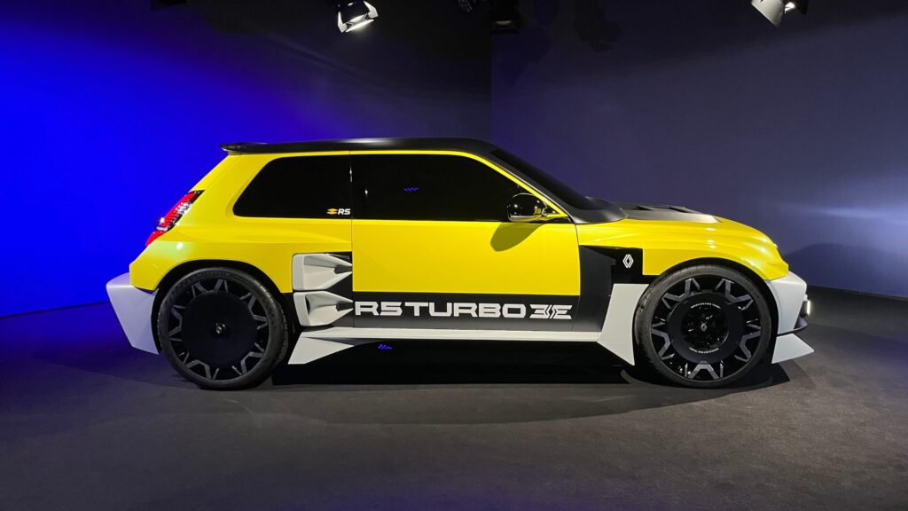 La Renault 5 Turbo 3E (2027) // Source : Robin San Vicente pour Numerama La Renault 5 Turbo 3E (2027) // Source : Robin San Vicente pour Numerama
