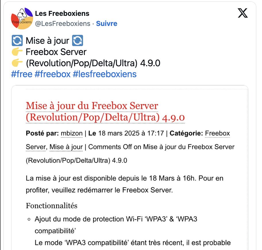 Les nouveautés de FreeboxOS 4.9.0.