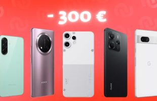 Meilleur smartphone 300 € // Source : Montage Numerama