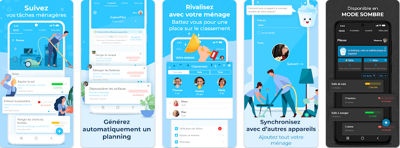 Sweepy : organiser les corvées avec toute la famille